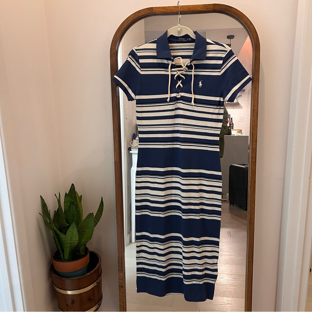Polo Ralph Lauren, polo stripe dress, size S